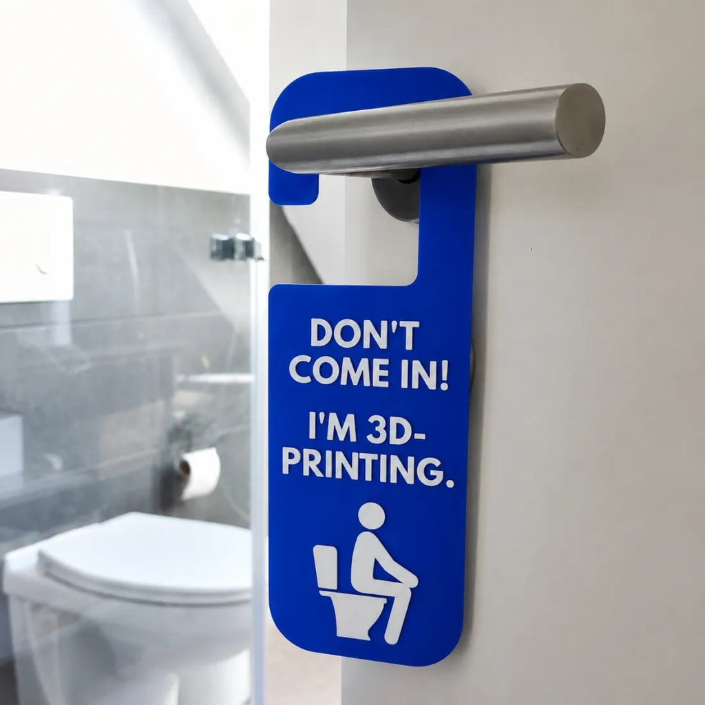 DON'T COME IN! Funny 3D Printing Door Hanger