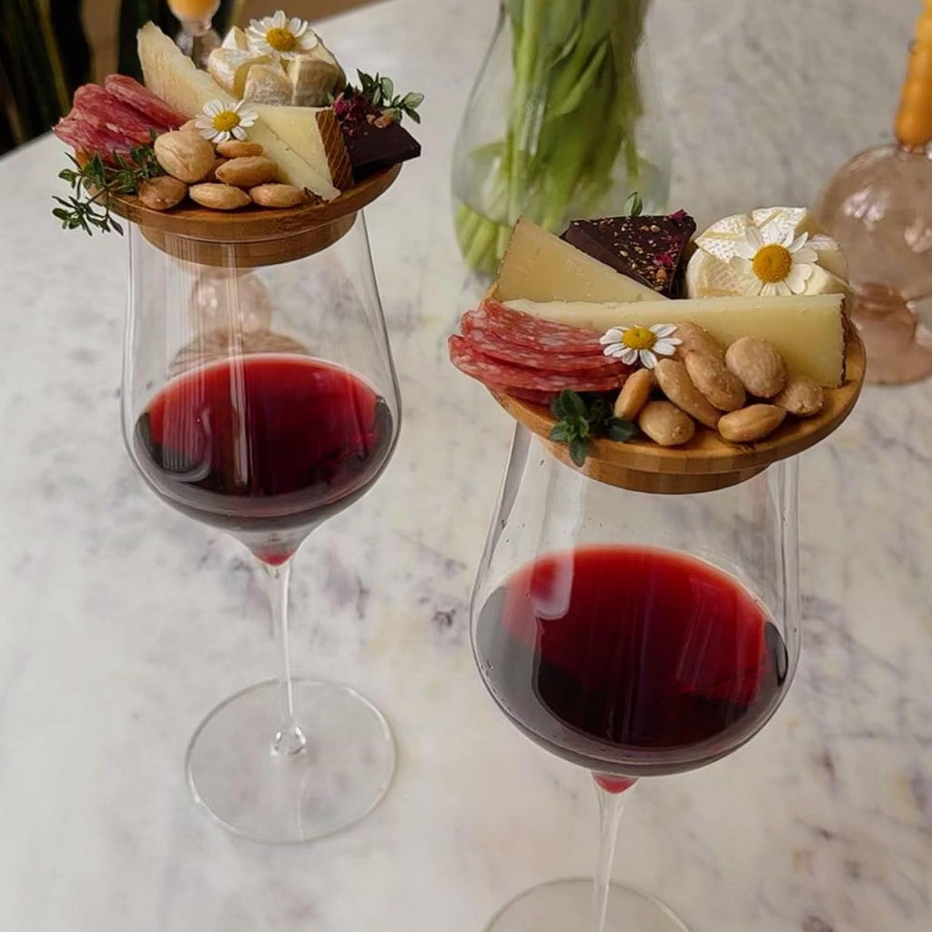 4 Pcs Wine Glass Charcuterie Topper