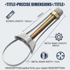 New Adjustable Steel Band Oil Filter Wrench