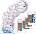 🔥Submersible LED Waterproof Lights – 16 Color Remote Control Aquarium & Party Atmosphere Light