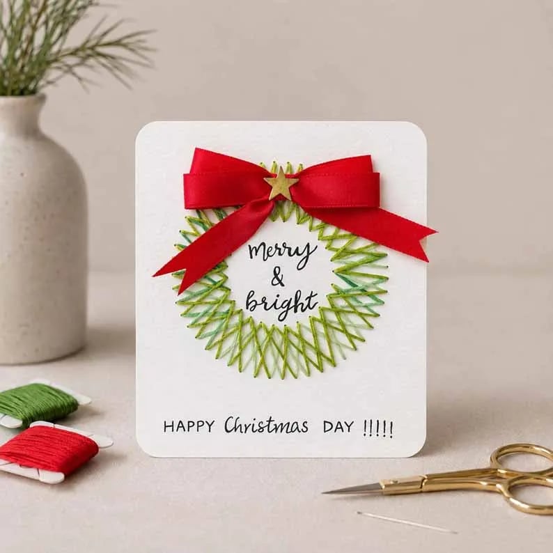 🎄 Merry & Bright Christmas DIY Kit – 6-Piece Set