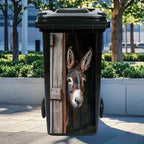 🫏 Donkey Painting Trash Can Sticker