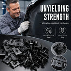 Universal Car Metal U-Type Clips and Screws Set