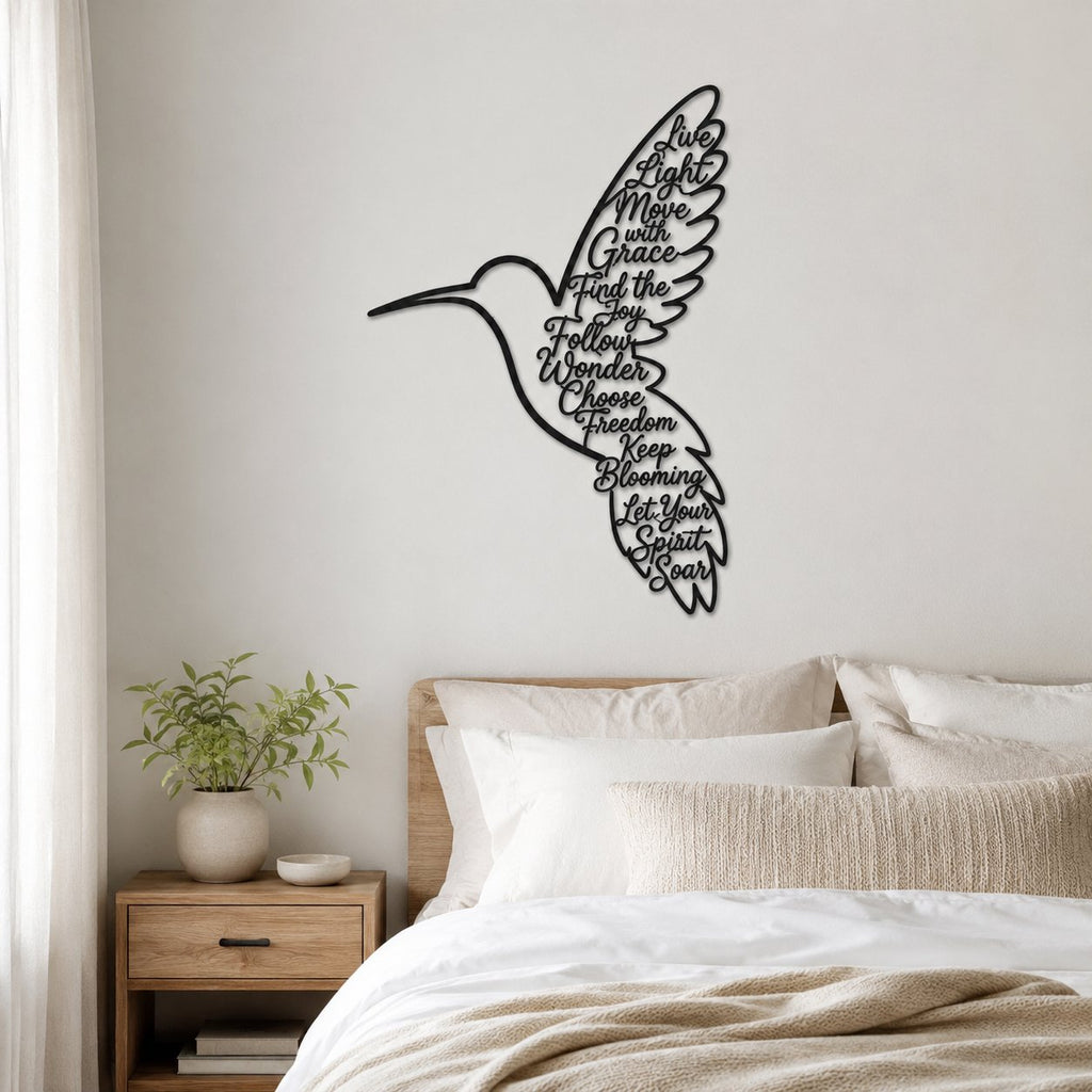 🐦Keep Blooming Hummingbird Wall Art