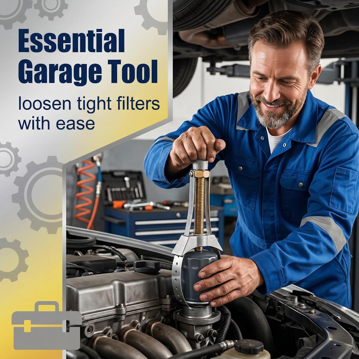 New Adjustable Steel Band Oil Filter Wrench