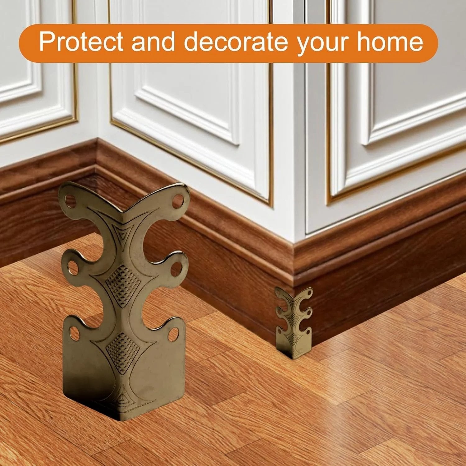 1 Set (6 Pcs) Baseboard Corner Protectors for Furniture