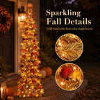 5-Foot Lighted Pop-Up Fall Tree