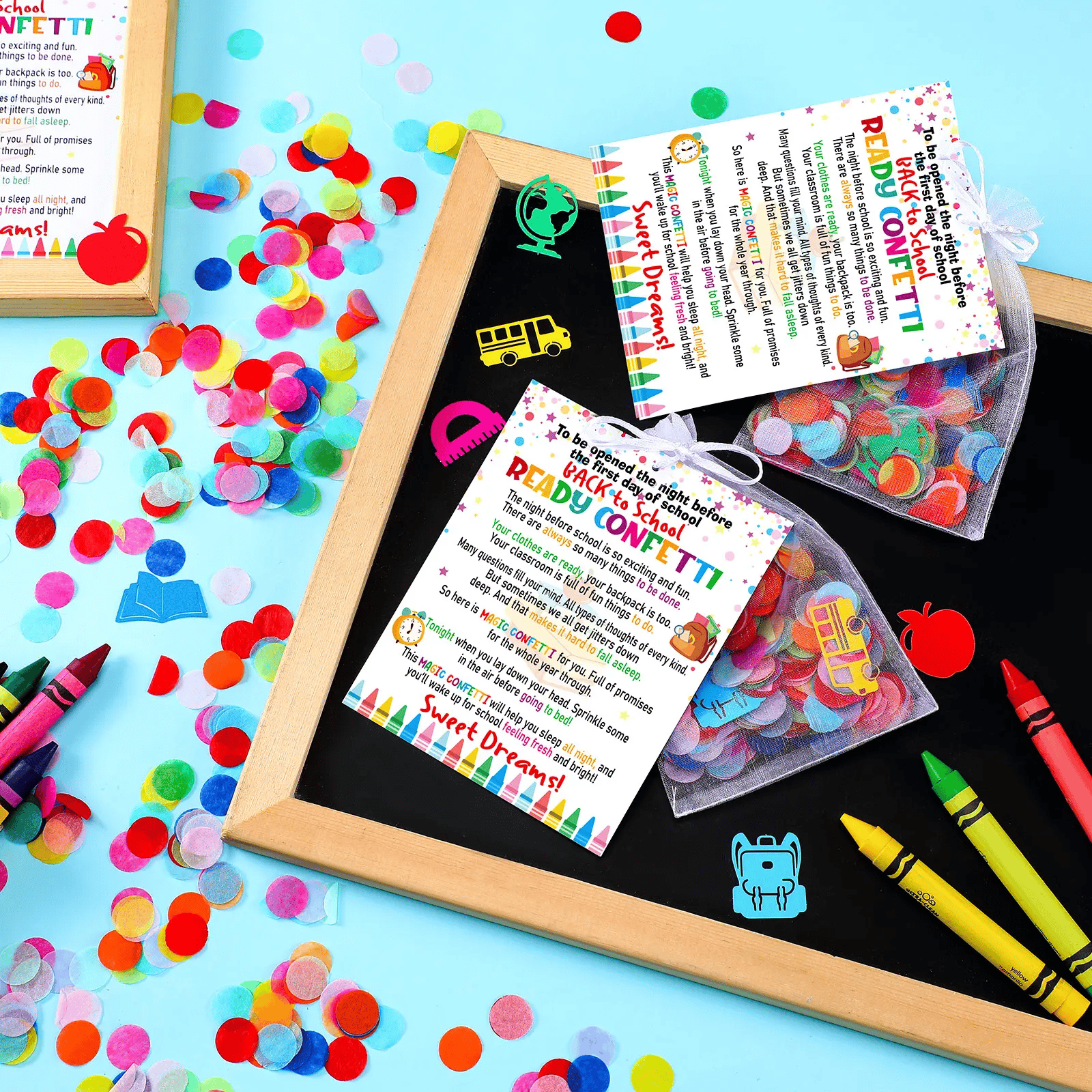 🎉School Day Joy Confetti Favor Set🎓