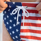 Fun Men's Faux-Layered Swim Trunks