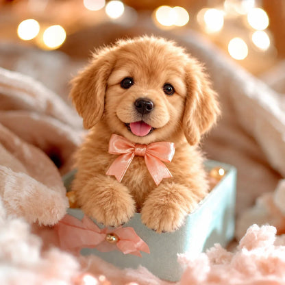 🎄 Realistic Robot Golden Retriever Puppy🐾