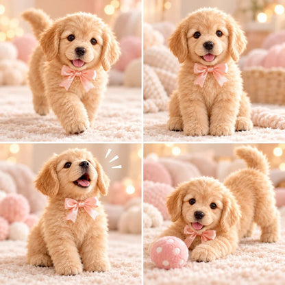 🎄 Realistic Robot Golden Retriever Puppy🐾