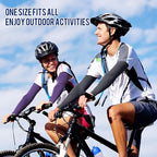 UPF 50+ Cooling Arm Sleeves - Ultimate Sun Protection & Instant Ice-Cool Comfort for All Outdoor Activities