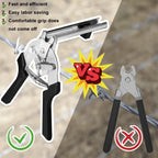 M Type Hog Ring Pliers Kit – Semi-Automatic Spring-Loaded High-Efficiency Cage & Fence Repair Tool