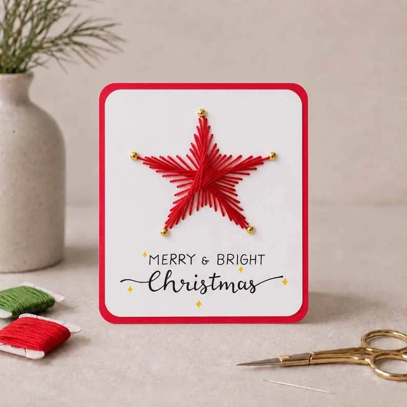 🎄 Merry & Bright Christmas DIY Kit – 6-Piece Set