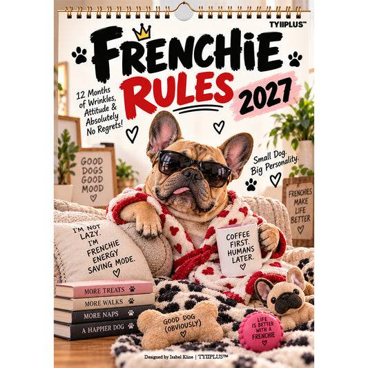 🐶 2027 French Bulldog Calendar