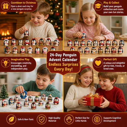 24-Day 3D Penguin Advent Calendar