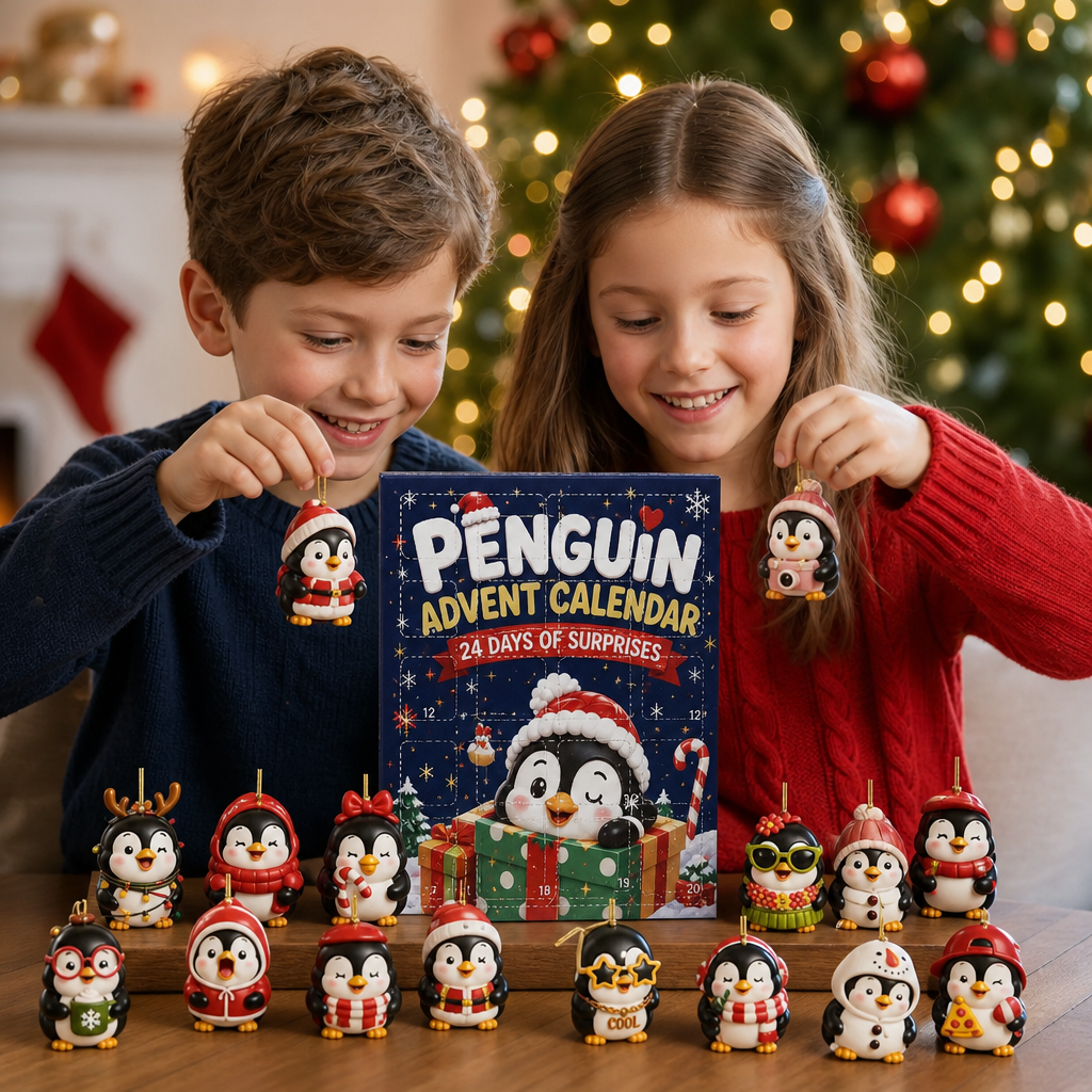 24-Day 3D Penguin Advent Calendar