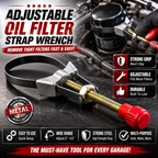 New Adjustable Steel Band Oil Filter Wrench