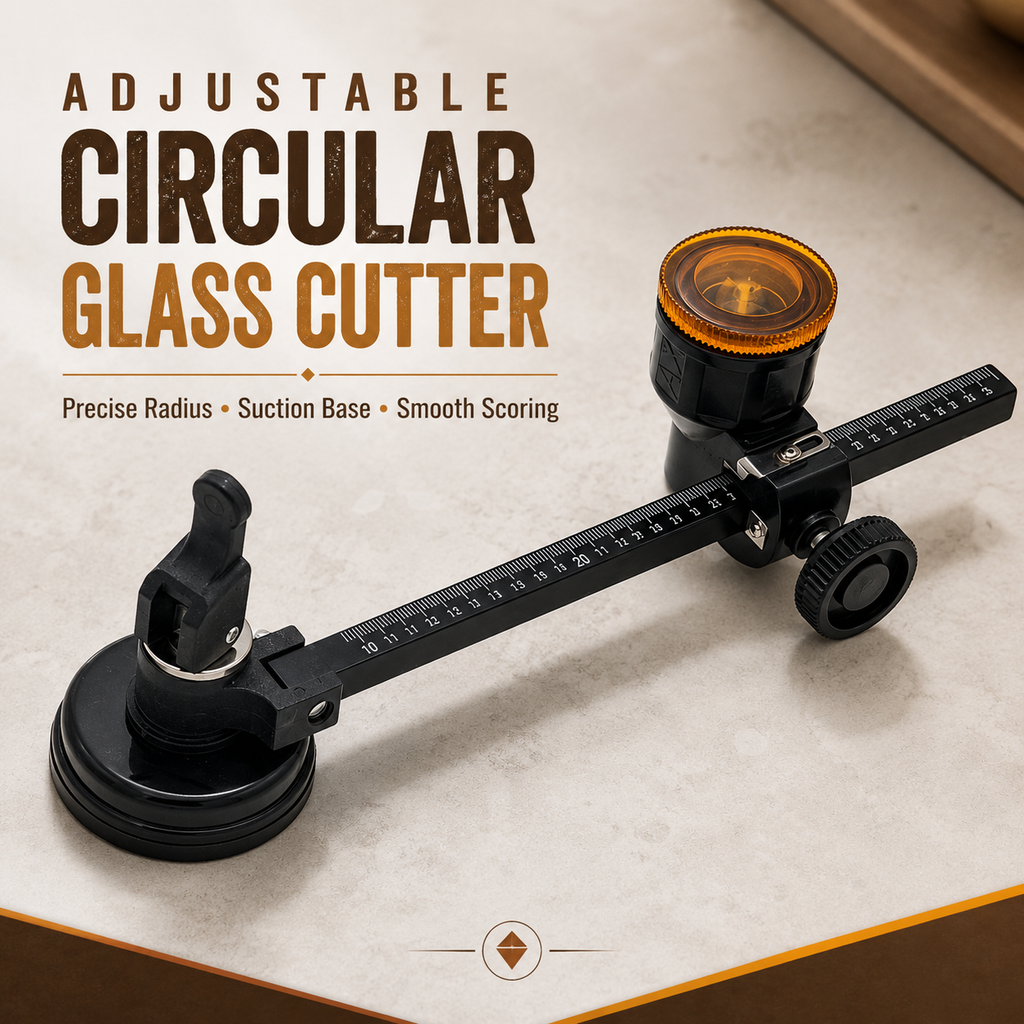 🔥Glass Circle Cutter Tool for Tiles and Ceramics with Adjustable Features