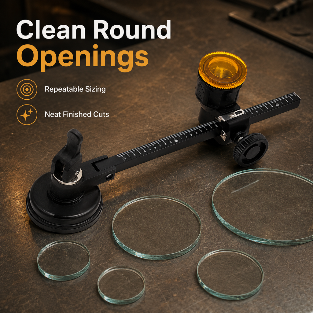 🔥Glass Circle Cutter Tool for Tiles and Ceramics with Adjustable Features