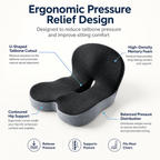🔥Free Shipping | Sitting All Day? This Cushion Helps Relieve Back & Tailbone Pressure Instantly
