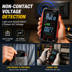 Fully Automatic True RMS Digital Multimeter | 6000 Count Voltage Tester