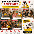 🥊 Funny Punching Husky Toy – Interactive Plush Dog Gift For Endless Laughs