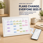 📅 10.1″ Smart Family Calendar & Digital Photo Frame – Wi-Fi Touchscreen Home Organizer