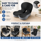 🔥Free Shipping | Sitting All Day? This Cushion Helps Relieve Back & Tailbone Pressure Instantly