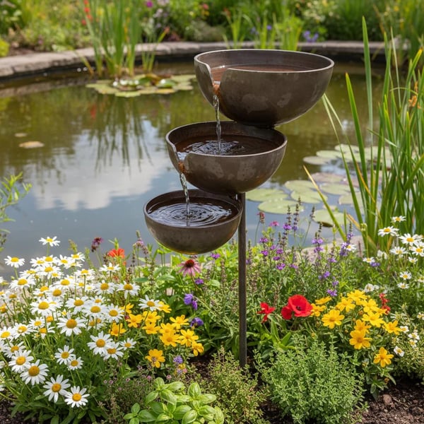 🌿🐦 Bring Life Back To Your Garden – Rain Catcher Bird Bath