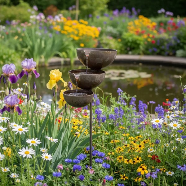 🌿🐦 Bring Life Back To Your Garden – Rain Catcher Bird Bath