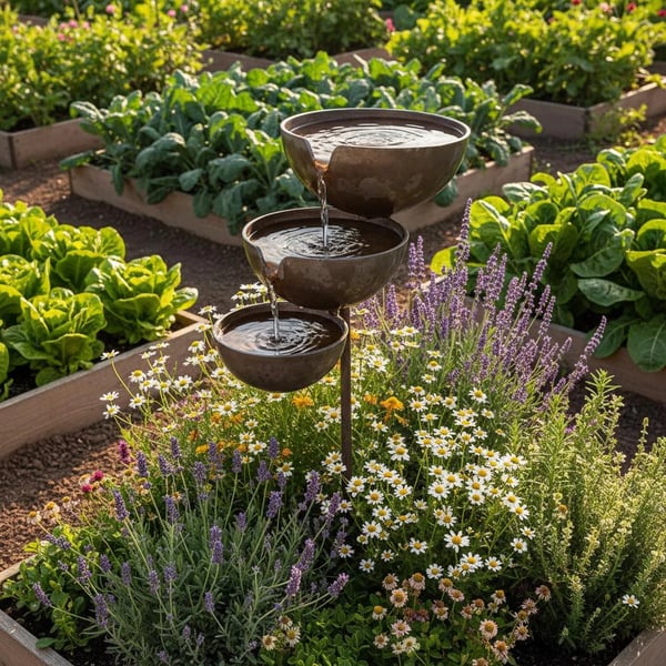 🌿🐦 Bring Life Back To Your Garden – Rain Catcher Bird Bath