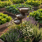 🌿🐦 Bring Life Back To Your Garden – Rain Catcher Bird Bath