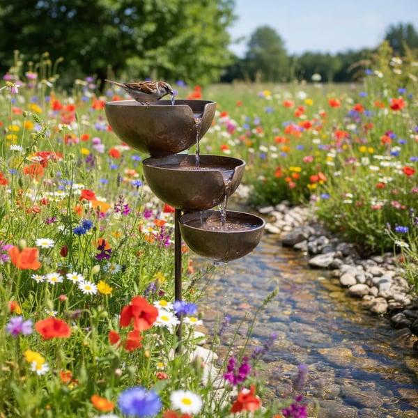 🌿🐦 Bring Life Back To Your Garden – Rain Catcher Bird Bath
