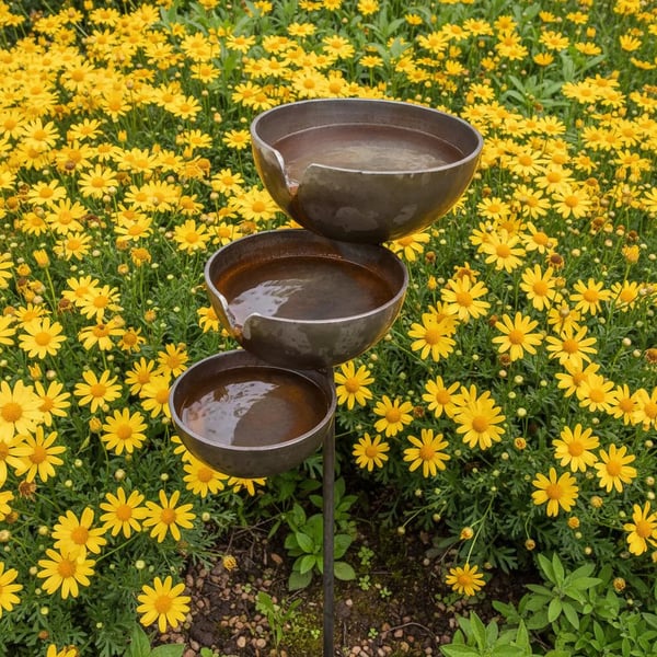 🌿🐦 Bring Life Back To Your Garden – Rain Catcher Bird Bath