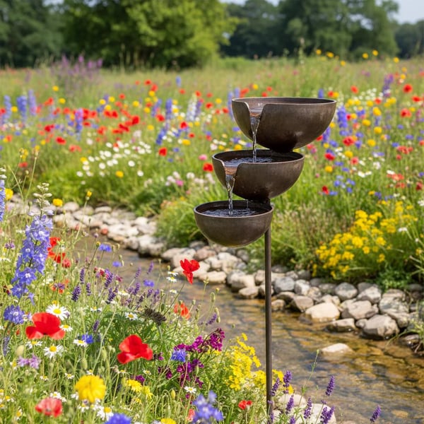 🌿🐦 Bring Life Back To Your Garden – Rain Catcher Bird Bath