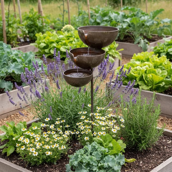 🌿🐦 Bring Life Back To Your Garden – Rain Catcher Bird Bath