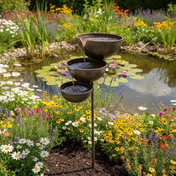 🌿🐦 Bring Life Back To Your Garden – Rain Catcher Bird Bath