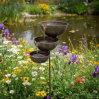🌿🐦 Bring Life Back To Your Garden – Rain Catcher Bird Bath