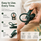 🔍 ClearView Easy-Grip Magnifying Nail Clipper