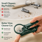 🔍 ClearView Easy-Grip Magnifying Nail Clipper