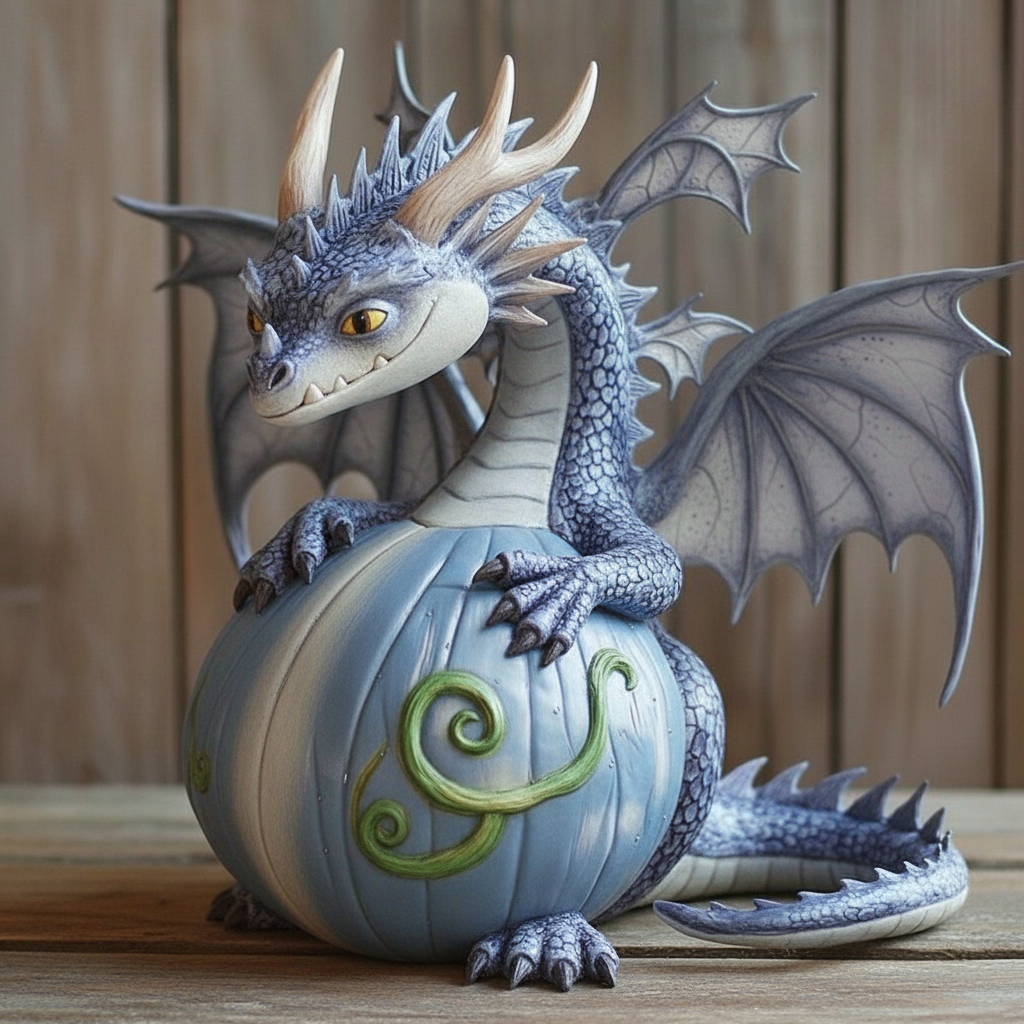 🎃🐉 Pumpkin Dragon – The Guardian of Your Halloween Spirit!