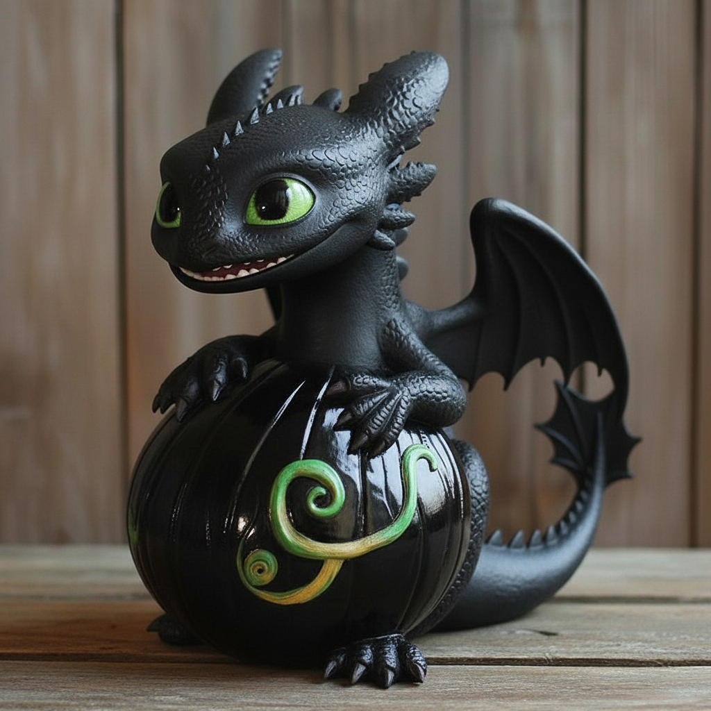 🎃🐉 Pumpkin Dragon – The Guardian of Your Halloween Spirit!