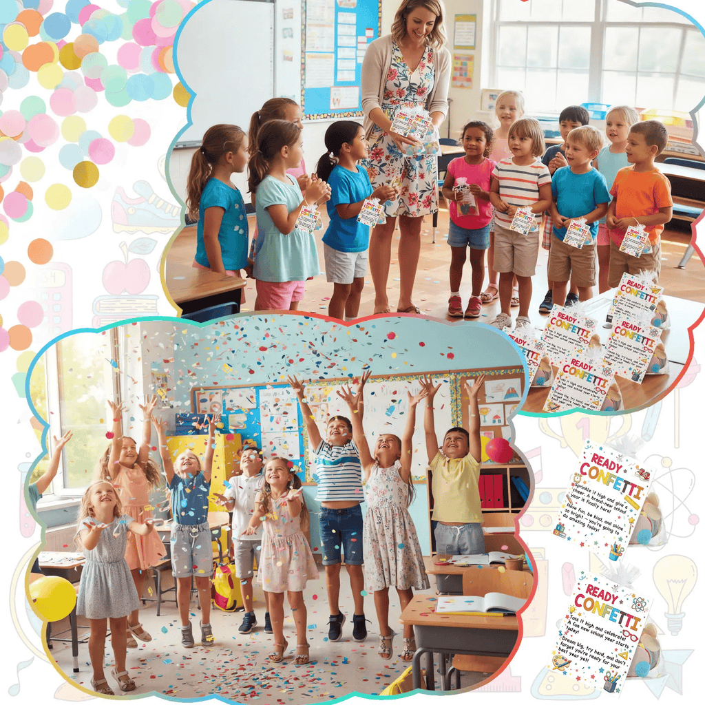 🎉School Day Joy Confetti Favor Set🎓