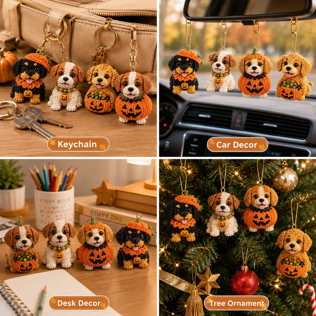 🎃🐶3D Halloween Dog DIY Art Set