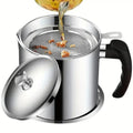Stainless Steel Cooking Oil & Bacon Grease Container with Strainer