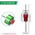 Heavy-Duty 1/4" Hex Shank Hole Saw & Coring Bit
