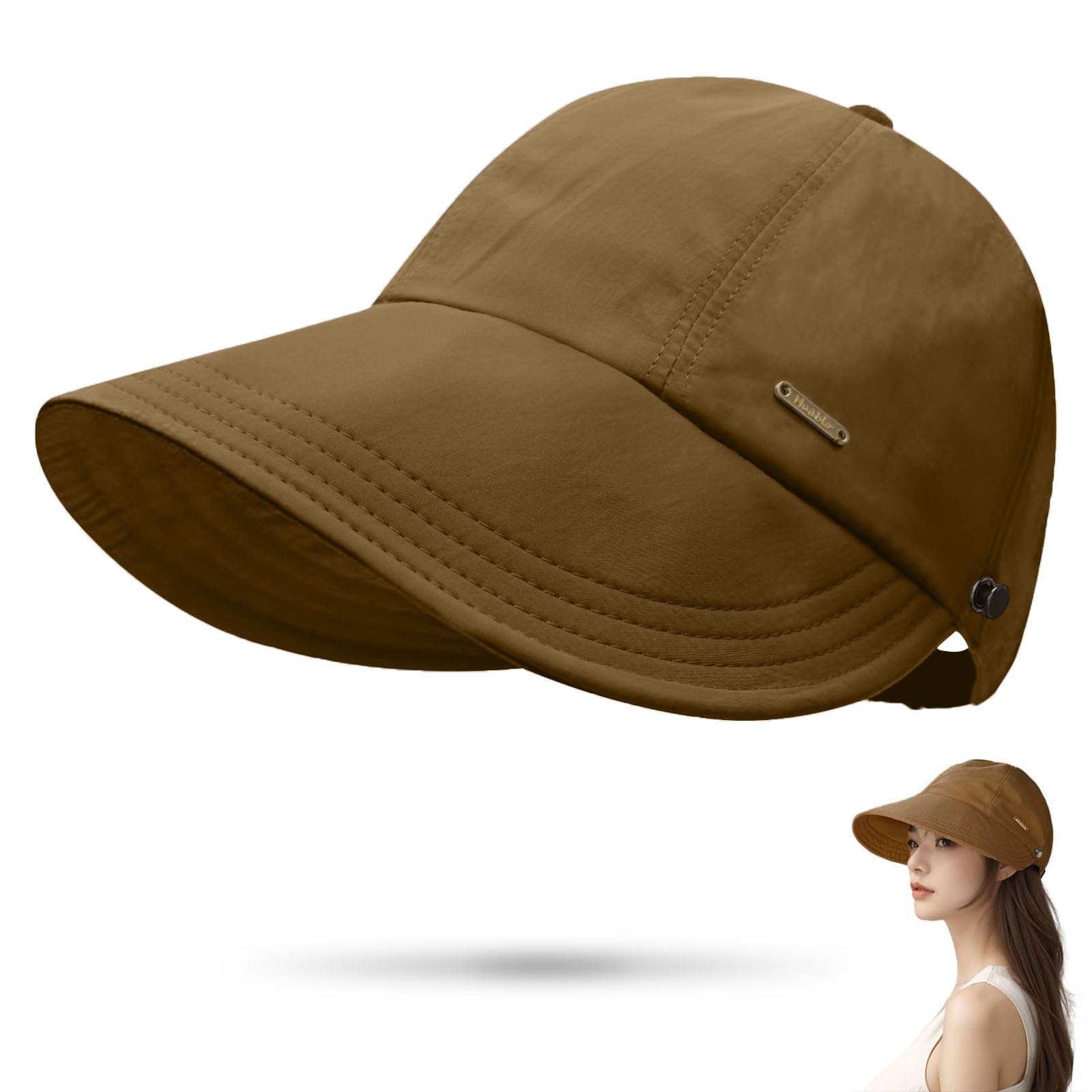 Women's Wide Brim Sun Visor Hat