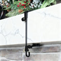 2-in-1 Garland and Fireplace Stocking Hanger