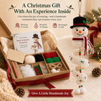 ☃️ Crochet Snowman Spiral Ornament DIY Kit